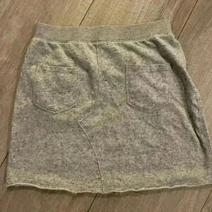 ATM Anthony Thomas Melillo Women's Light heather Gray Knit Mini skirt - Size M